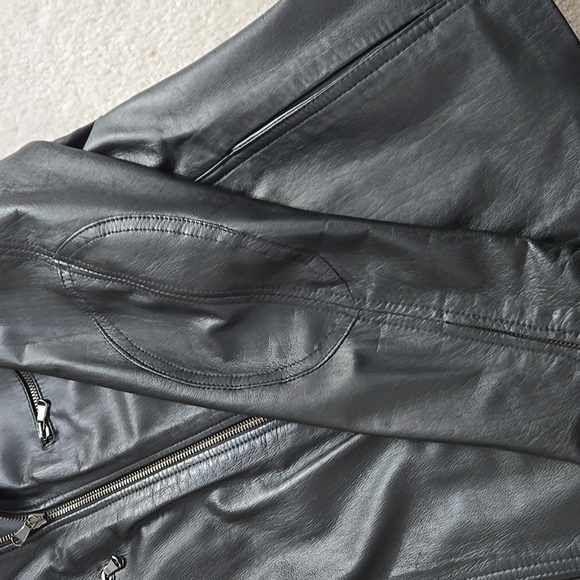 Italian Leather Moto Jacket - Picture 7 of 16